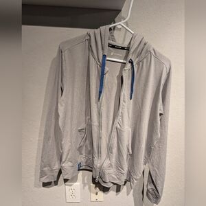 Peloton Dreamblend gray zip up hoodie